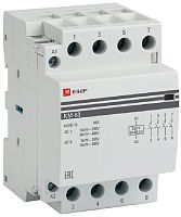 Контактор модульный EKF PROxima КМ 3п 4НО 63А 230В АС картинка